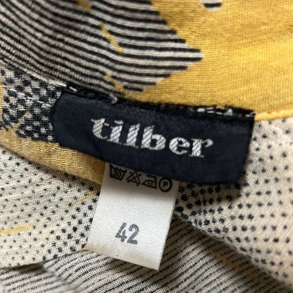 TILBER COTTON SLEEVELESS FIT & FLARE DRESS SIZE‎ US 12 EU 42 - Picture 4 of 7